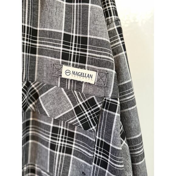 Magellan Outdoors Backpacker Plaid Shirt Men's Classic Fit Moisture Wicking 3XL - Picture 2 of 8